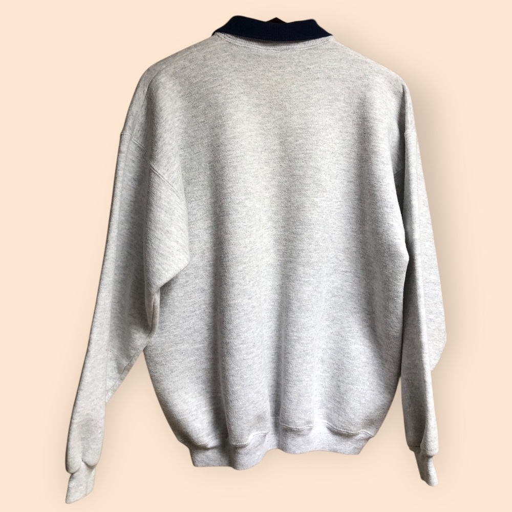 Vintage 90s Hanes Heavyweight Collared Sweatshirt Charleston, SC Anchor Unisex L - Picture 10 of 11
